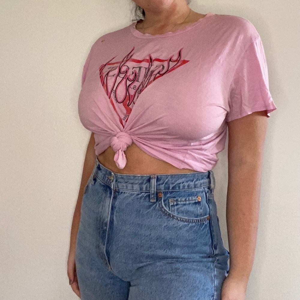 Pink Guess Shirt